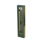 LED Kaars Gestreept Groen/Goud, set van 2 van JENS Living