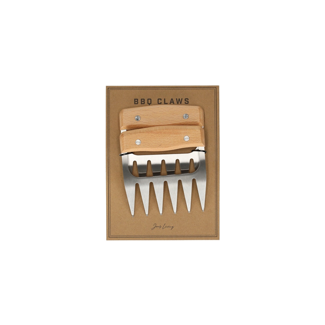 BBQ Klauwen Woody, set van 2 van JENS Living, productfoto 3