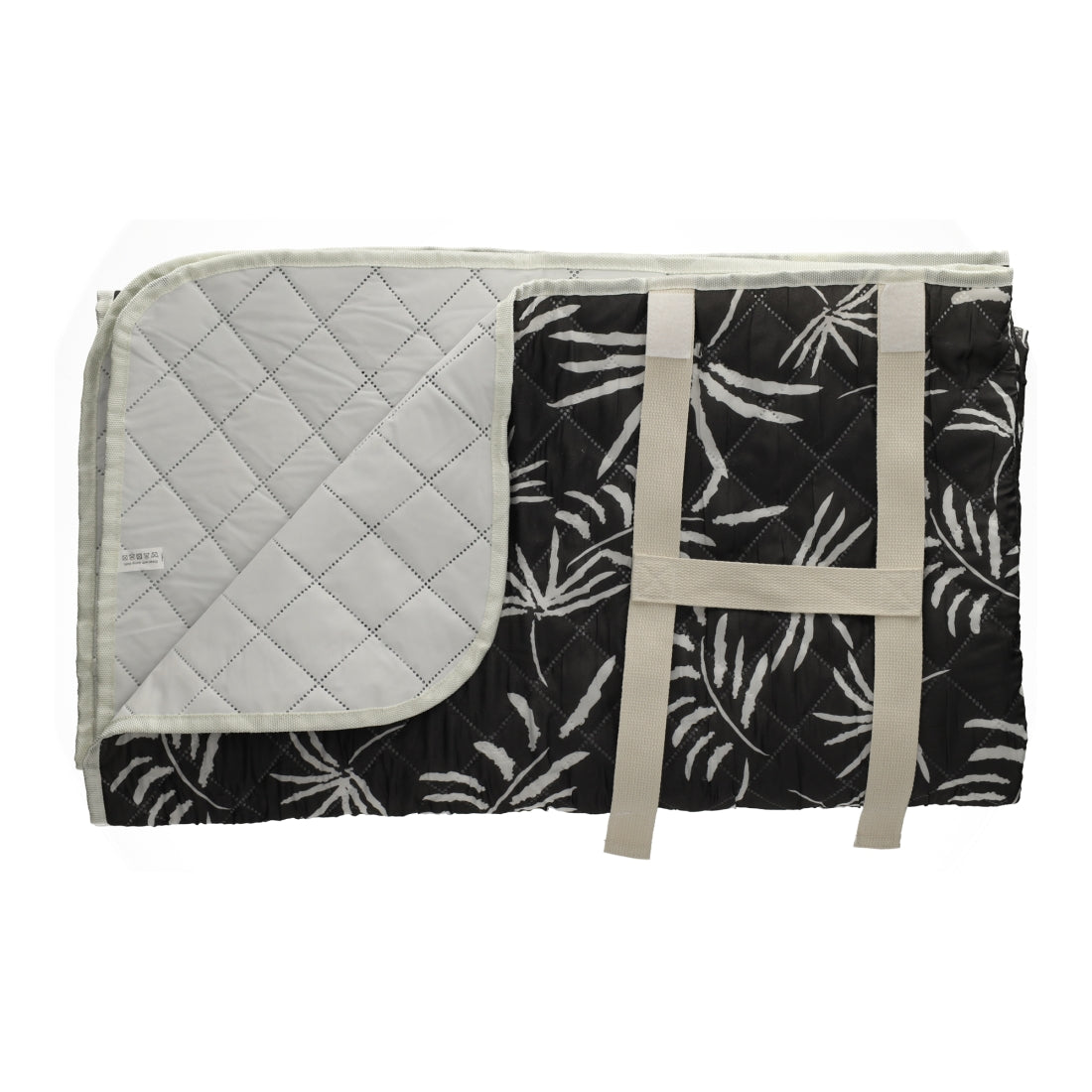 Picknickkleed Palmbomen Zwart van JENS Living, productfoto 3