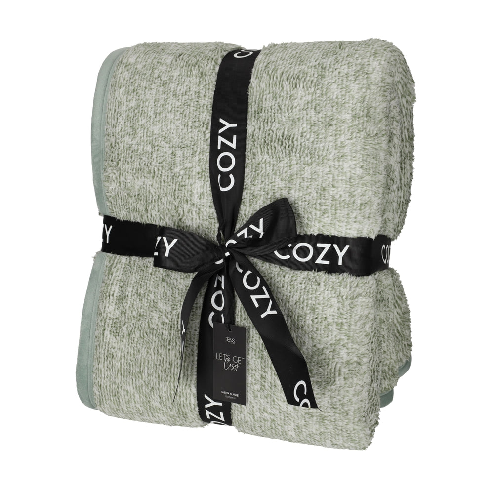 Sherpa Plaid Groen van JENS Living