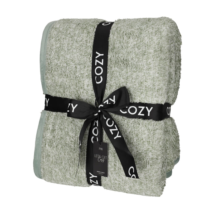 Sherpa Plaid Groen – JENS Living