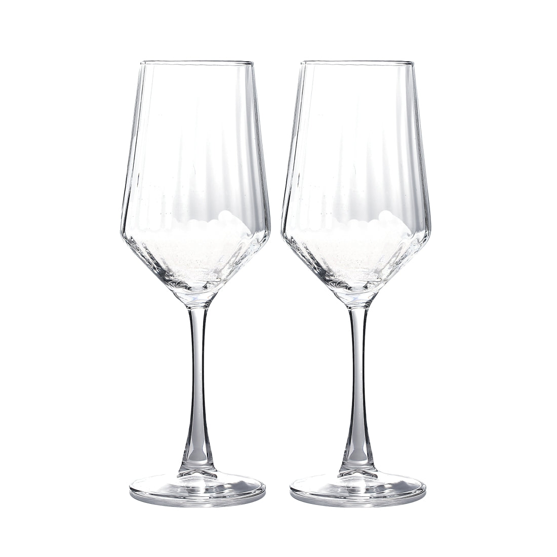 Witte Wijnglazen Elin, set van 2 van JENS Living