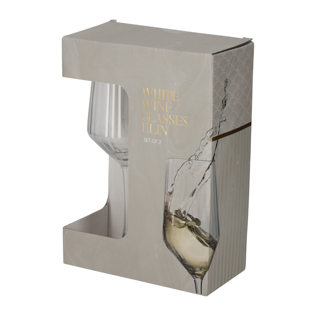 Witte Wijnglazen Elin, set van 2 van JENS Living, productfoto 2