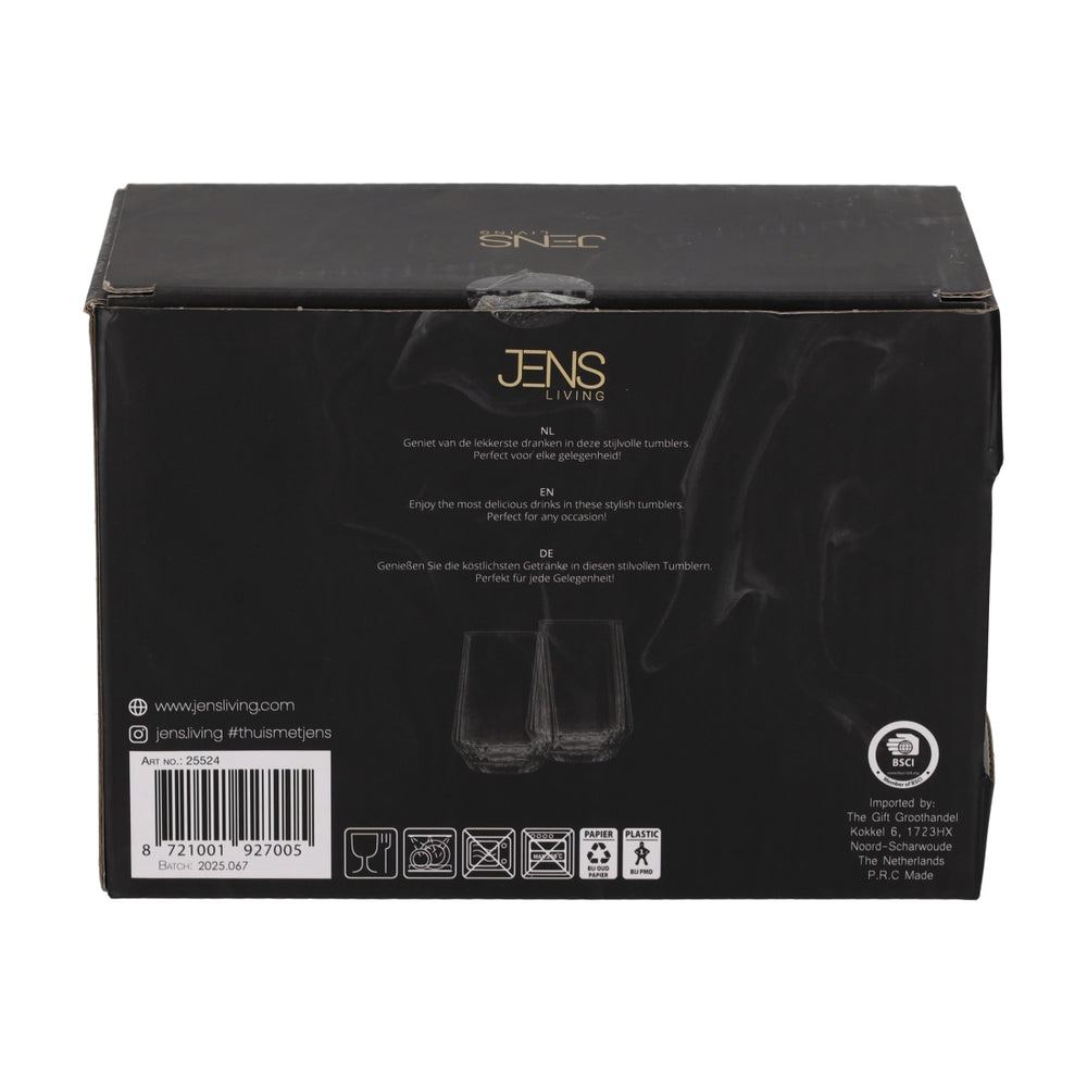 Tumblers Elin, set van 2 van JENS Living, productfoto 4