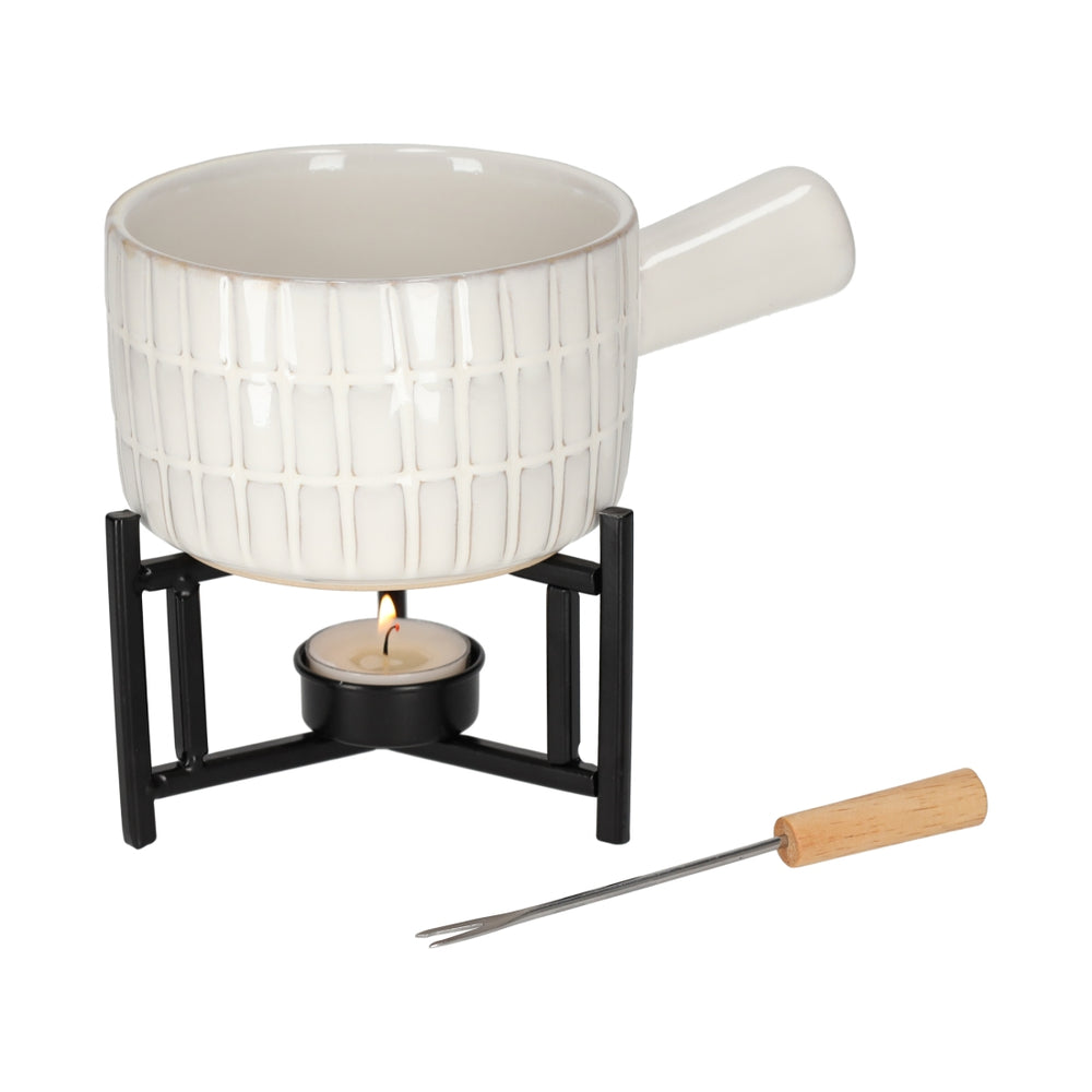 Fondue Set Wit van JENS Living