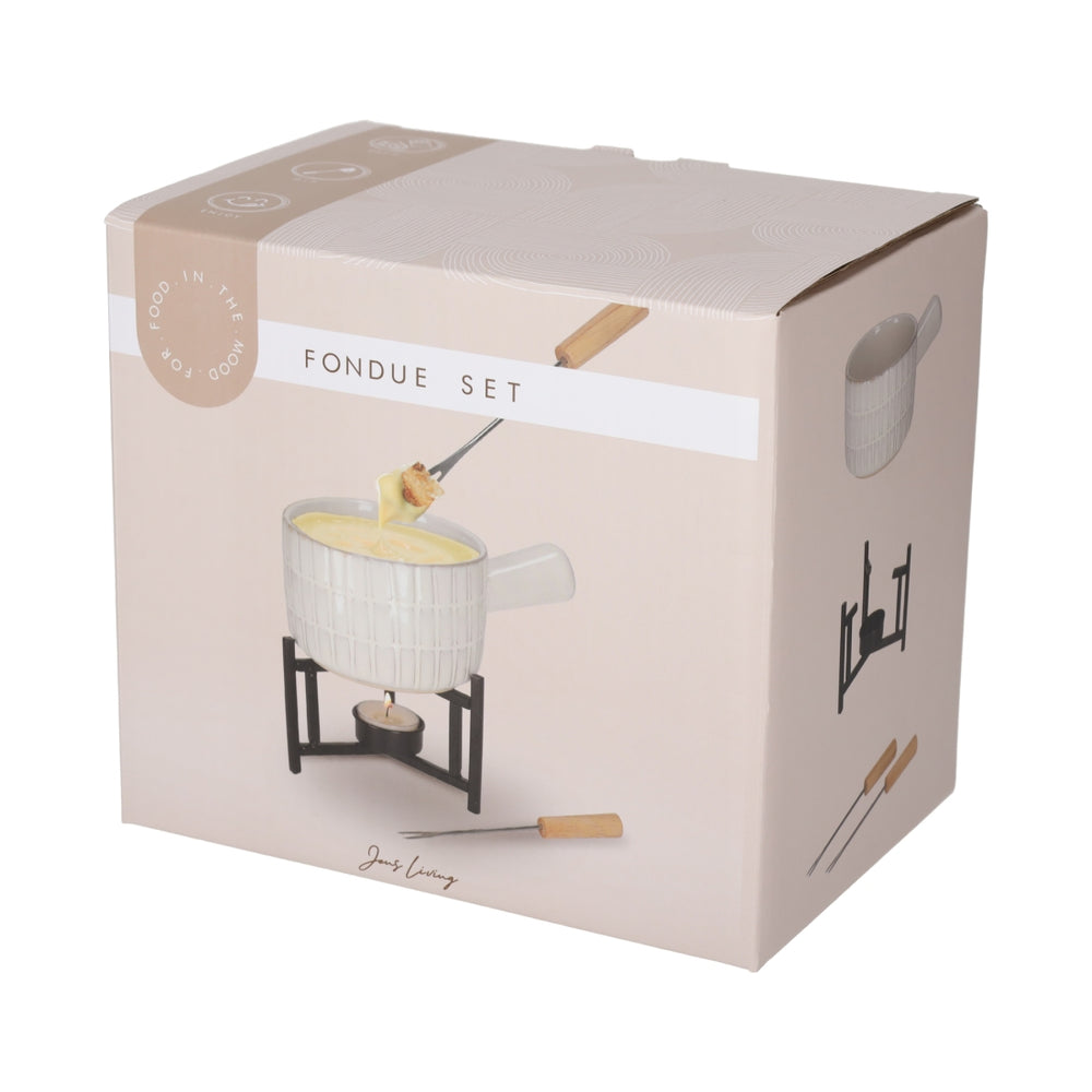 Fondue Set Wit van JENS Living, productfoto 5