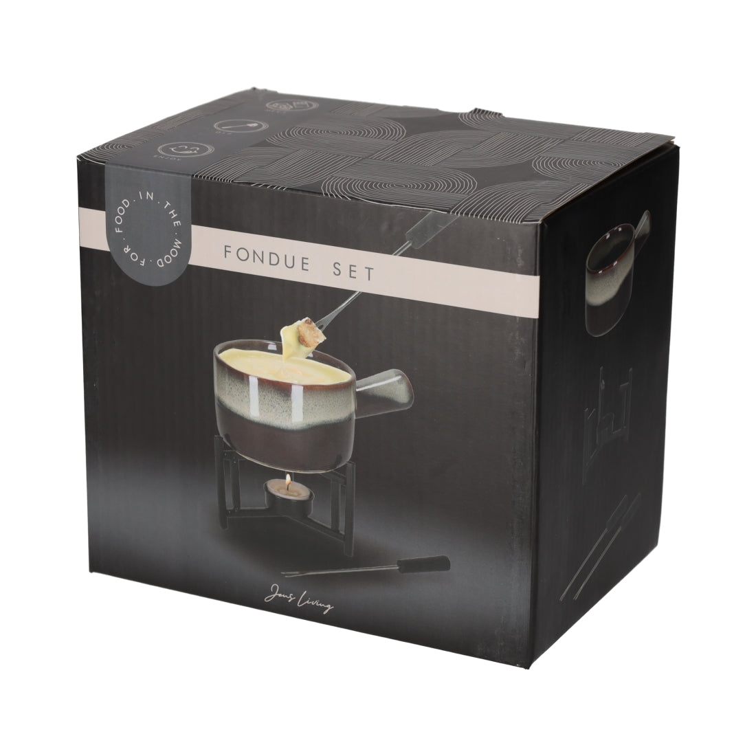 Fondue Set Bordeaux van JENS Living, productfoto 5