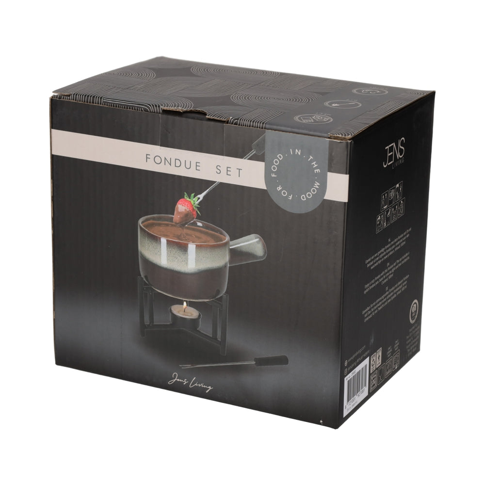 Fondue Set Bordeaux van JENS Living, productfoto 6