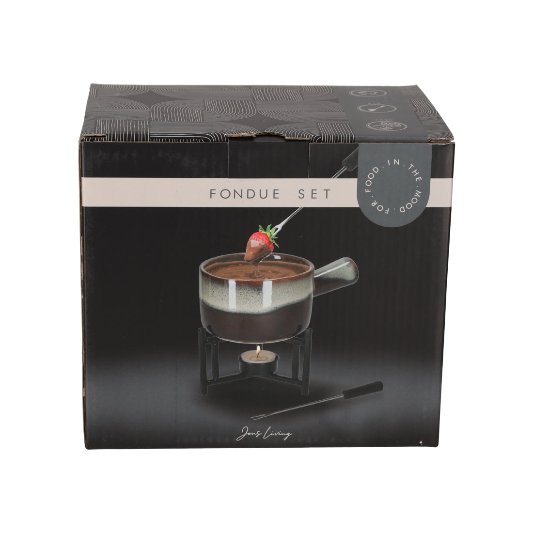 Fondue Set Bordeaux van JENS Living, productfoto 8