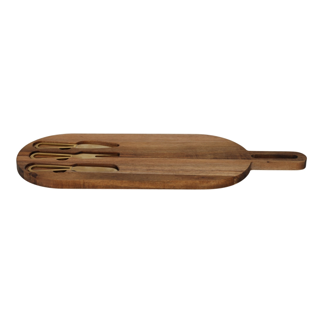 Serveerplank Met Goud Bestek van JENS Living