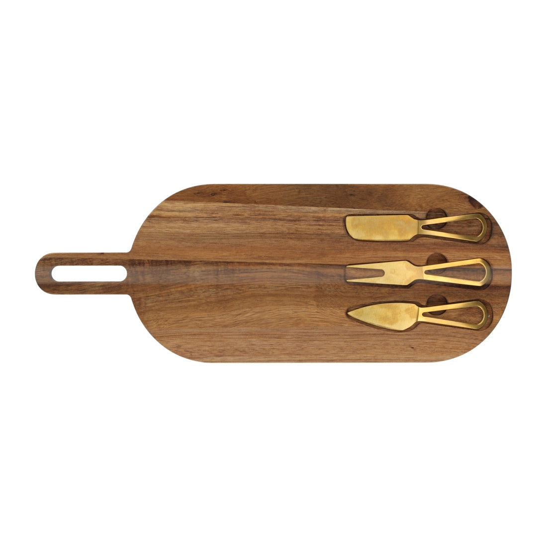 Serveerplank Met Goud Bestek van JENS Living, productfoto 2