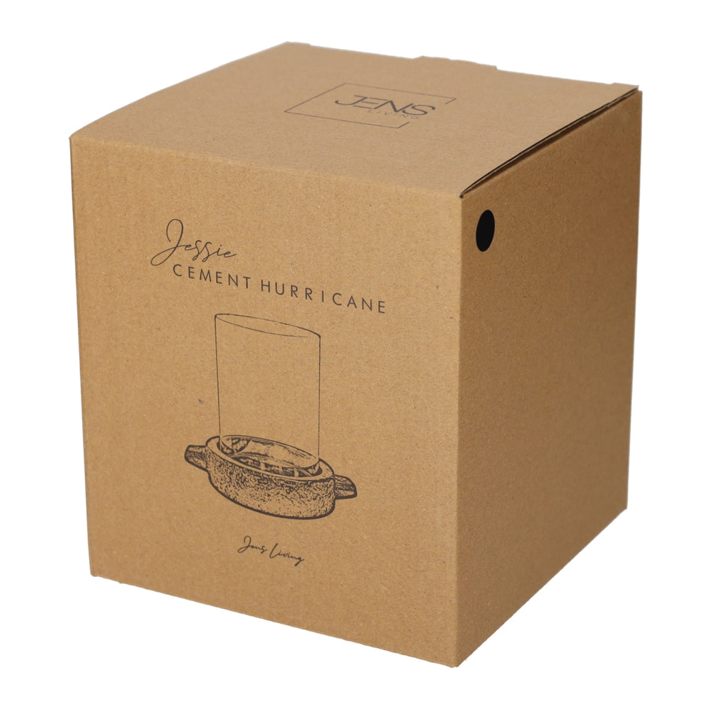 Cement Lantaarn Jessie Zwart van JENS Living, productfoto 3