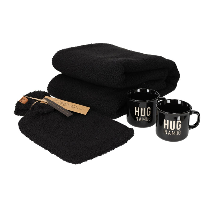 Gift Set Hug Zwart, set van 4 – JENS Living