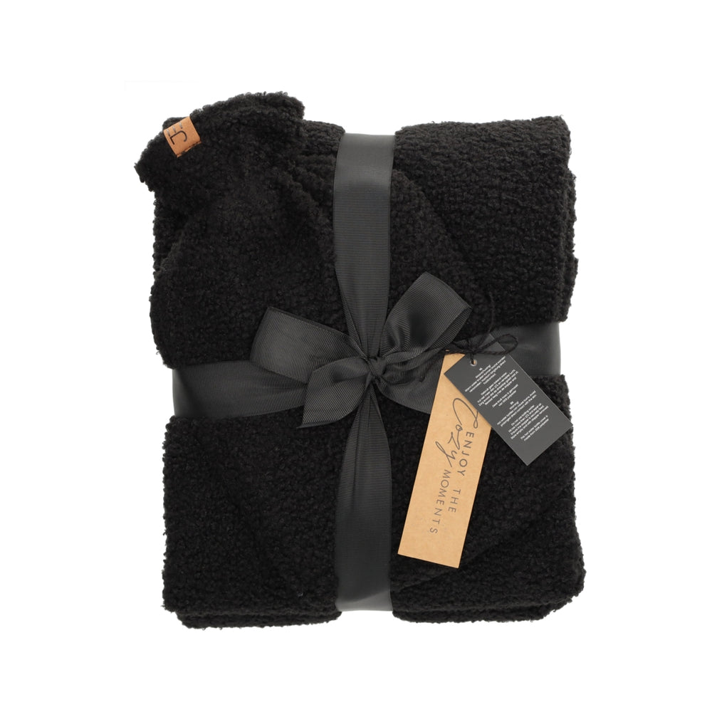 Giftset Boucle Zwart, set van 2 van JENS Living, productfoto 3