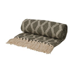 Basic Recycled Cotton Plaid Groen van JENS Living