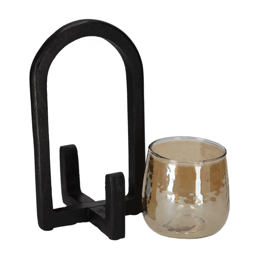 Lantaarn Ravi Zwart Small van JENS Living, productfoto 2