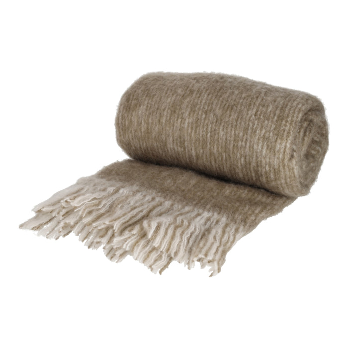 Mohair Plaid Jess Taupe – JENS Living