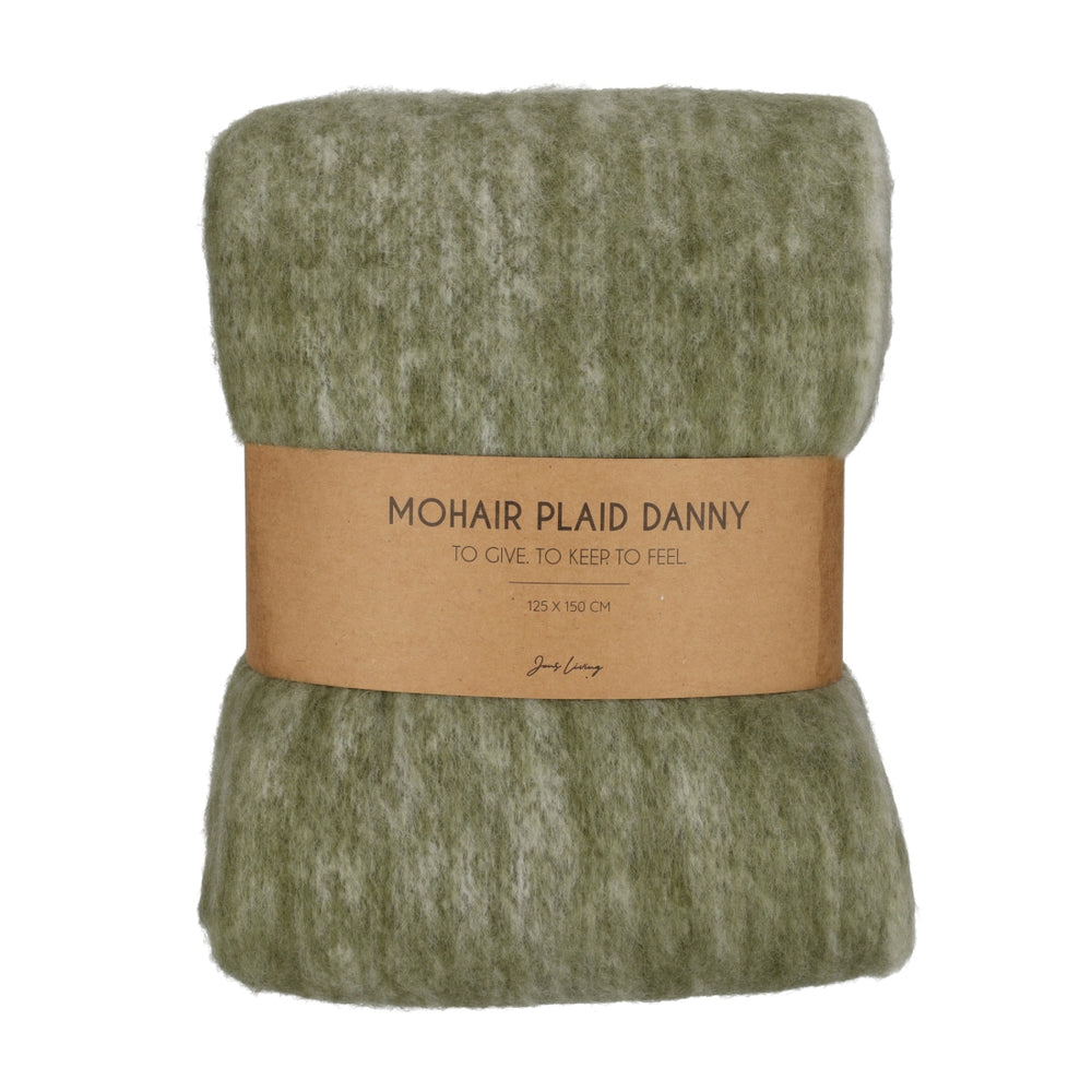 Mohair Plaid Danny Groen van JENS Living, productfoto 2