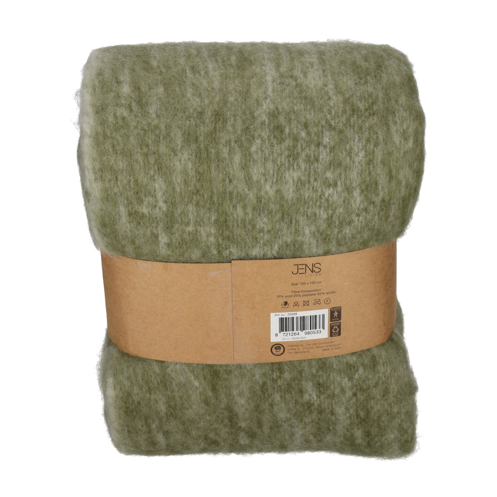 Mohair Plaid Danny Groen van JENS Living, productfoto 3