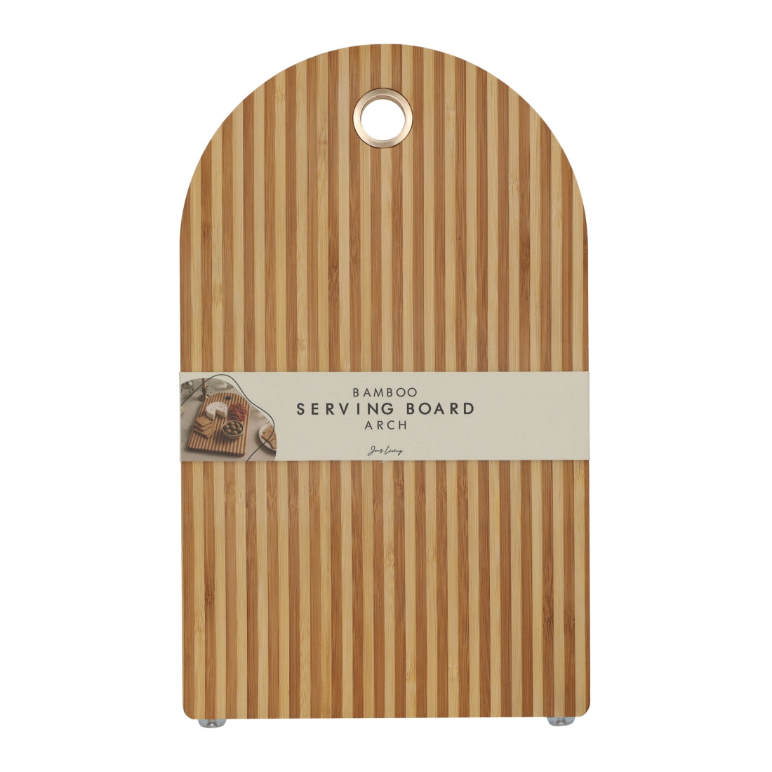 Serveerplank Boog Bamboe van JENS Living, productfoto 3