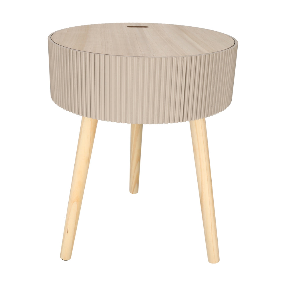 Opberg Bijzettafel Levi Taupe van JENS Living