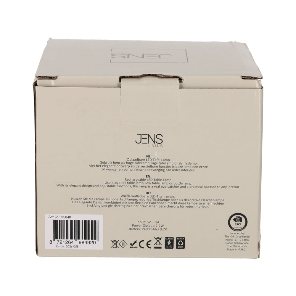 3-in-1 LED Touch Lamp Taupe van JENS Living, productfoto 10