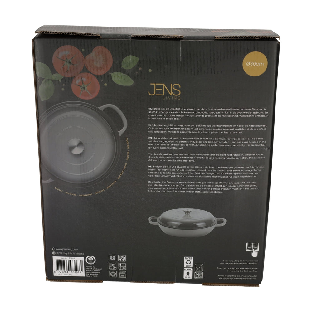 Gietijzeren Braadpan 30CM van JENS Living, productfoto 9
