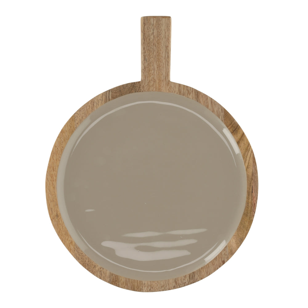 Serveerplank Shiny Rond van JENS Living, productfoto 2