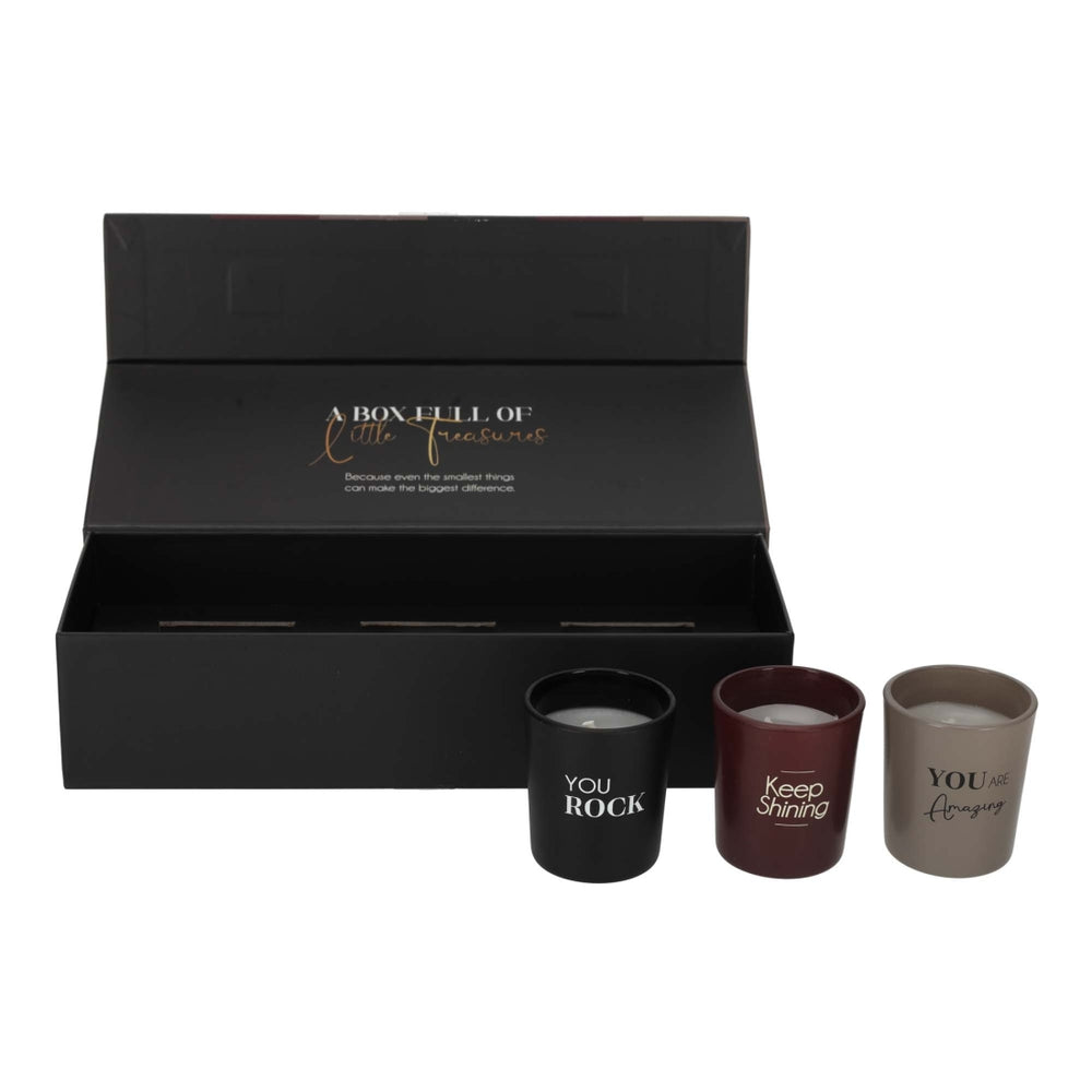 Complimenten Kaarsen Warm Vibes, set van 3 van JENS Living, productfoto 5