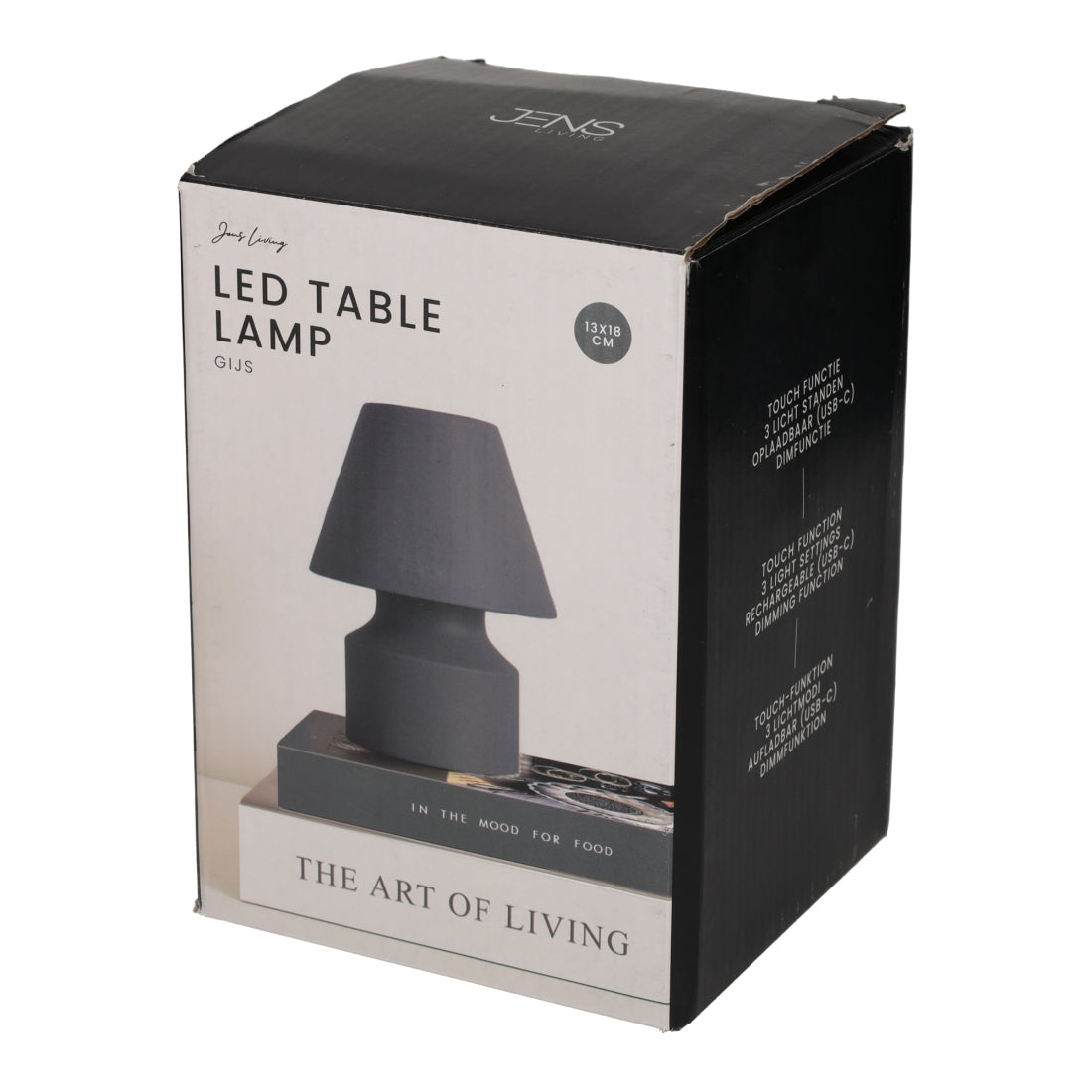 LED Tafellamp Gijs Antraciet van JENS Living, productfoto 3