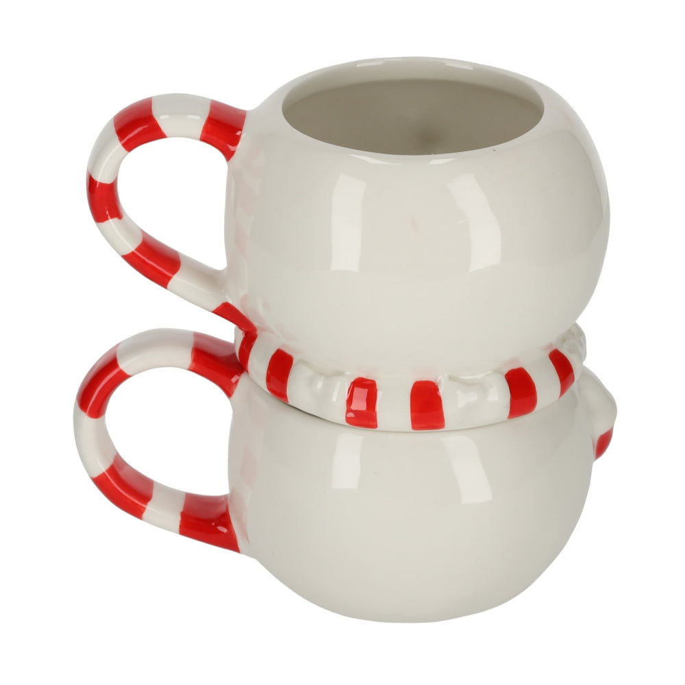Stapelmok Sneeuwpop, set van 2 van JENS Living, productfoto 3