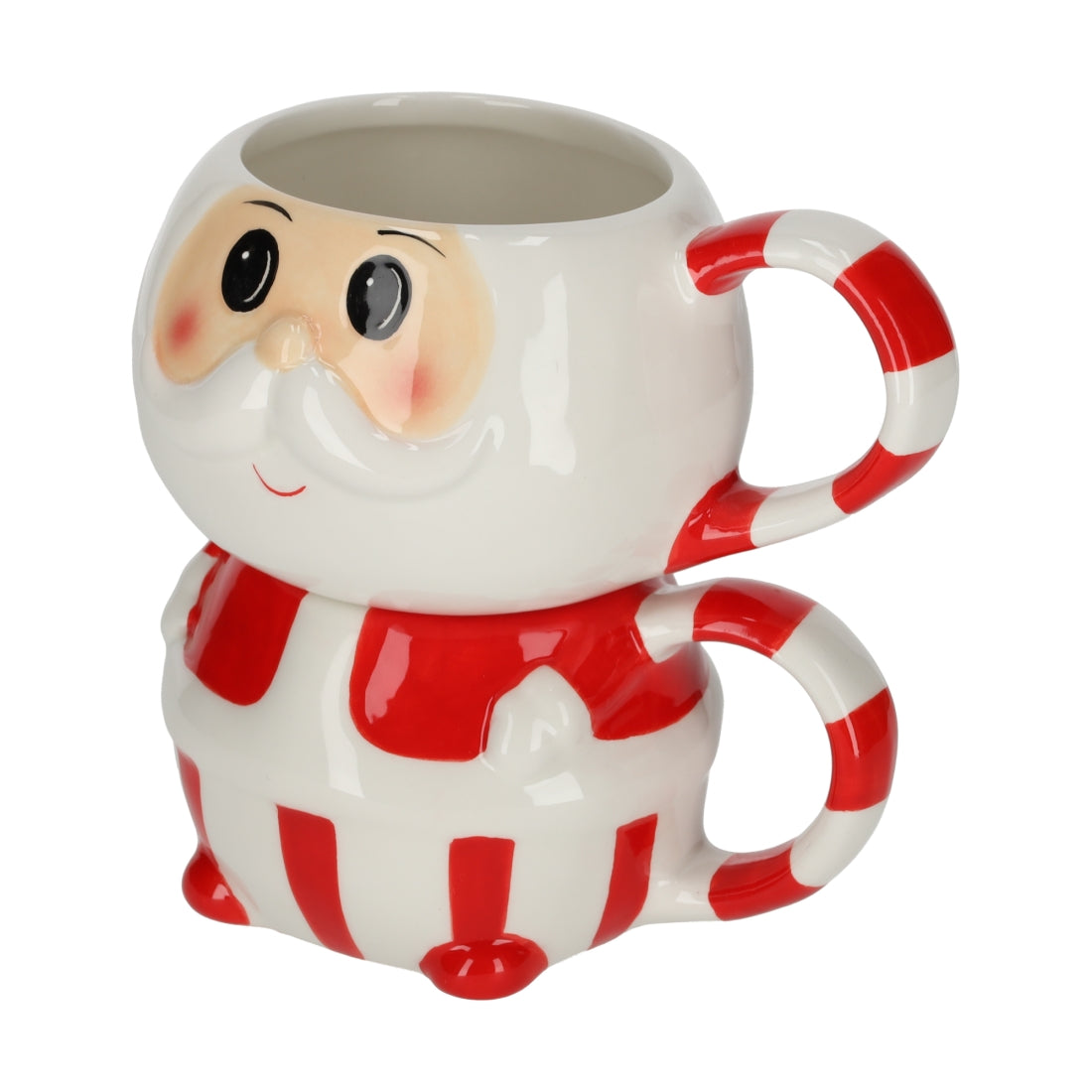 Stapelmok Kerstman, set van 2 van JENS Living