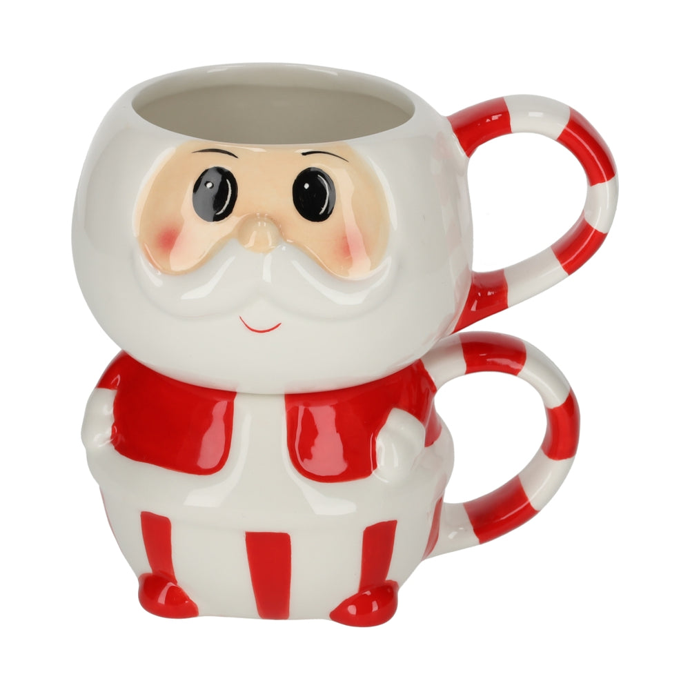 Stapelmok Kerstman, set van 2 van JENS Living, productfoto 2