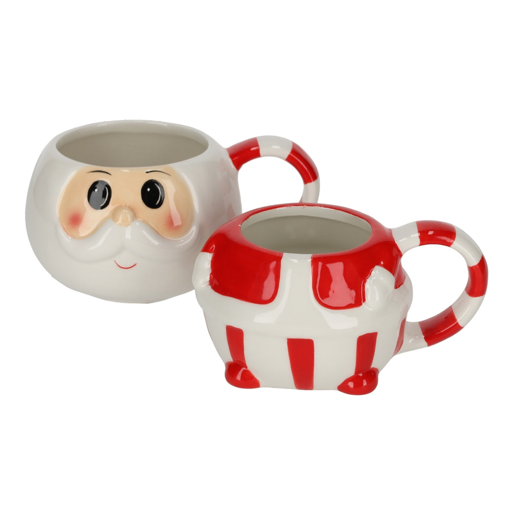 Stapelmok Kerstman, set van 2 van JENS Living, productfoto 4