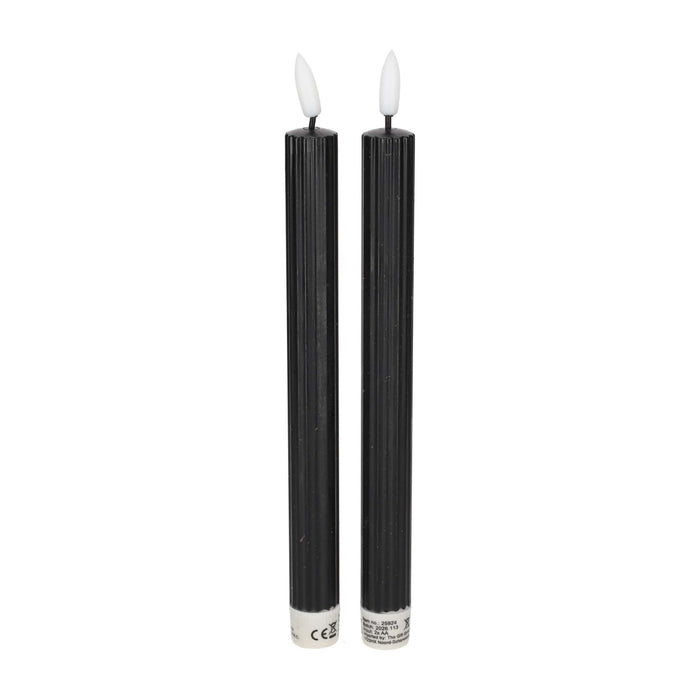 LED Dinerkaars Zwart, set van 2 – JENS Living