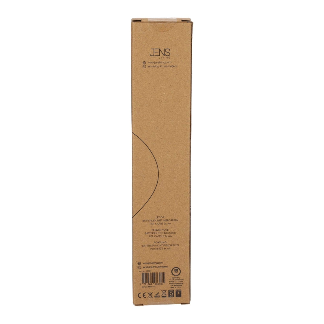 LED Dinerkaars Zwart, set van 2 van JENS Living, productfoto 4