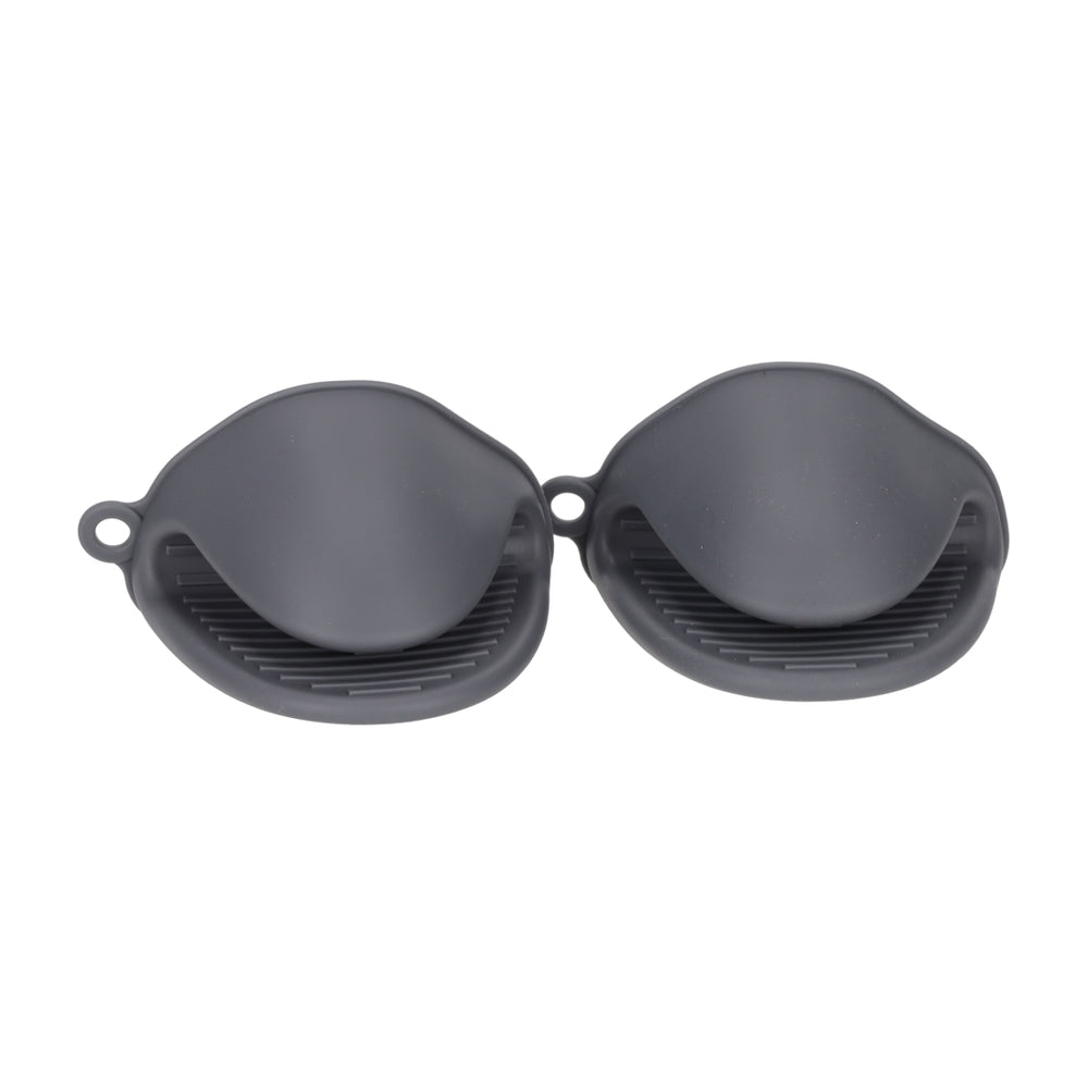 Siliconen Ovenhandschoen Grijs, set van 2 van JENS Living, productfoto 3