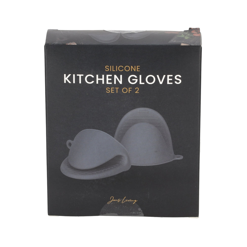 Siliconen Ovenhandschoen Grijs, set van 2 van JENS Living, productfoto 5