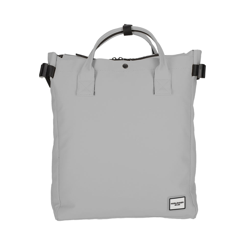 Fiets Shopper Rugtas Boston Grijs van NORLÄNDER, productfoto 2