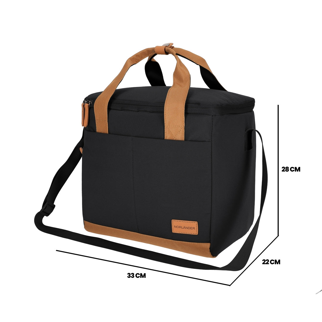 Koeltas Austin Zwart van NORLÄNDER, productfoto 5