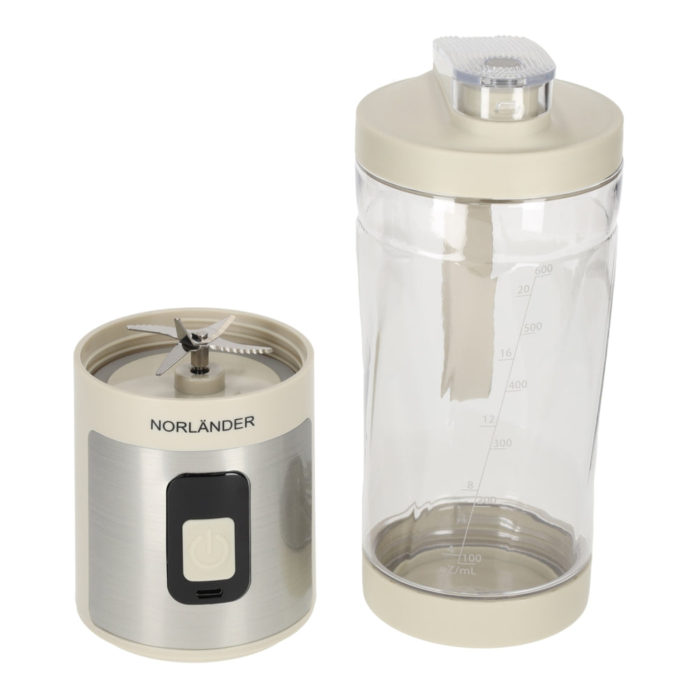 On The Go Blender Steengrijs van NORLÄNDER, productfoto 4