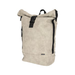 Nubuck Rol Rugtas Taupe van NORLÄNDER