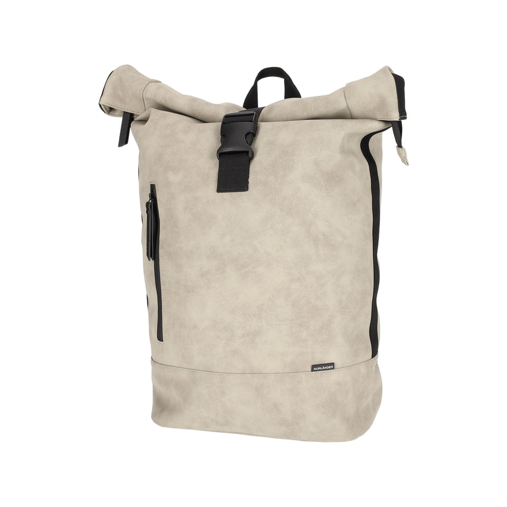Nubuck Rol Rugtas Taupe van NORLÄNDER, productfoto 2