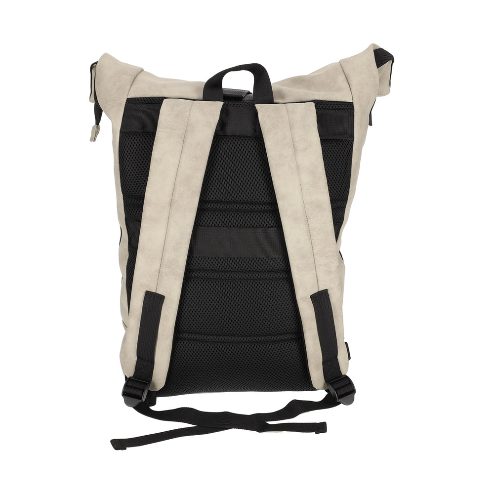 Nubuck Rol Rugtas Taupe van NORLÄNDER, productfoto 4