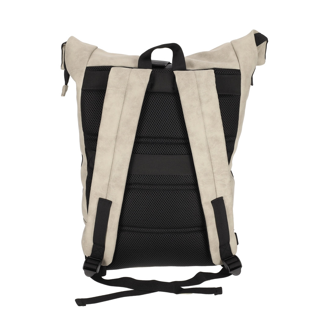 Nubuck Rol Rugtas Taupe van NORLÄNDER, productfoto 4