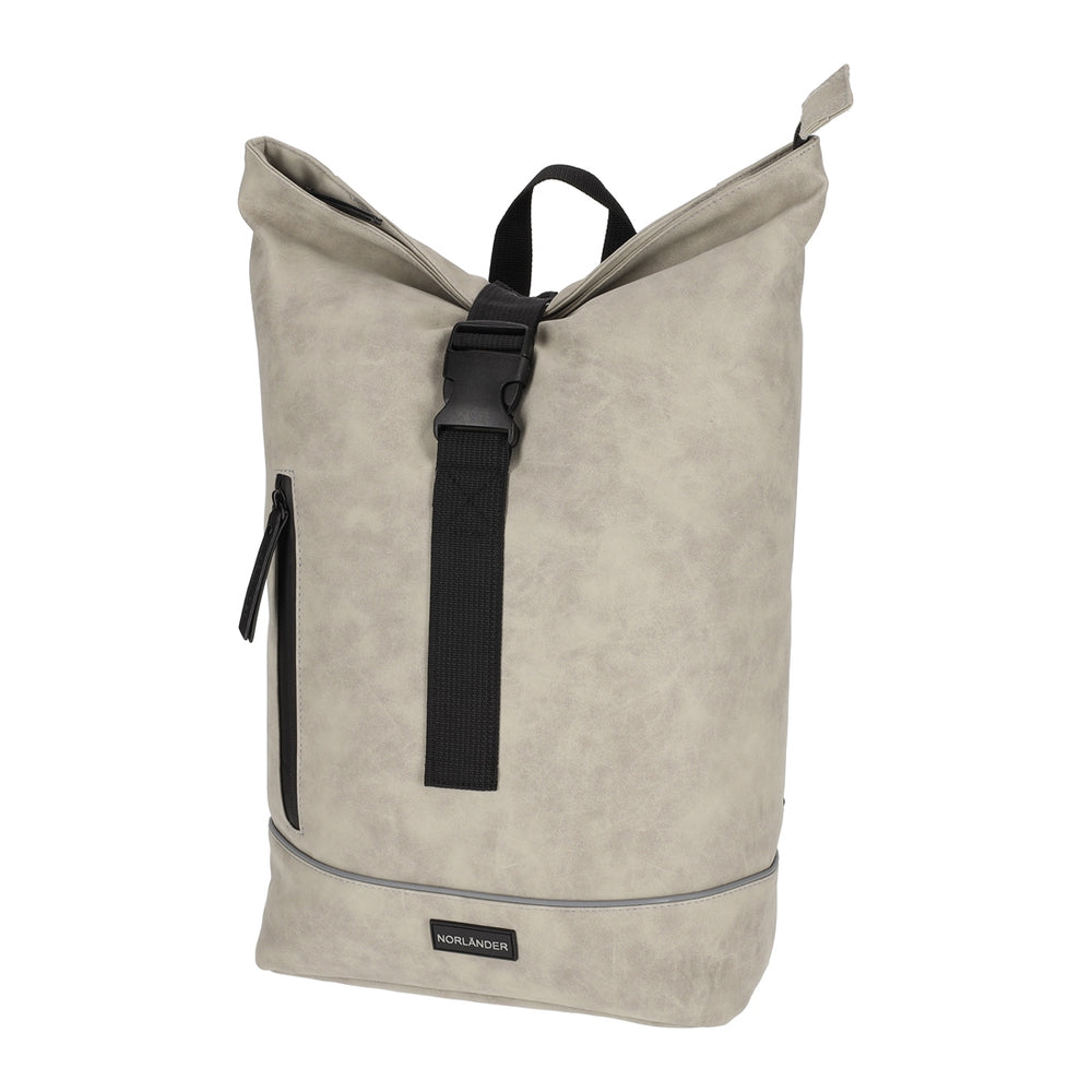 Nubuck Urban Rugtas Taupe van NORLÄNDER, productfoto 2