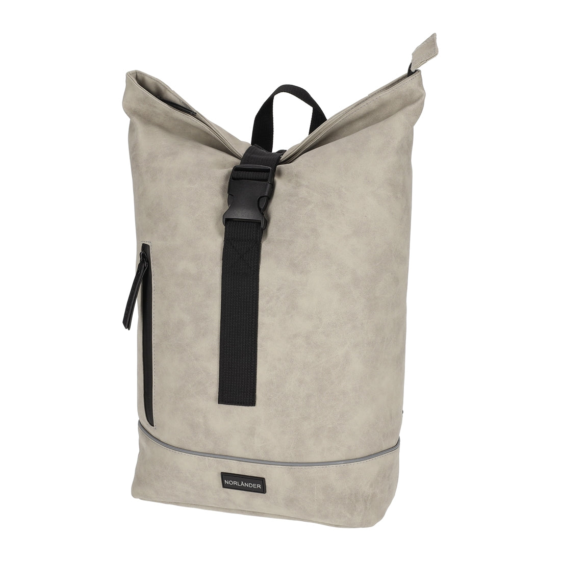 Nubuck Urban Rugtas Taupe van NORLÄNDER, productfoto 2