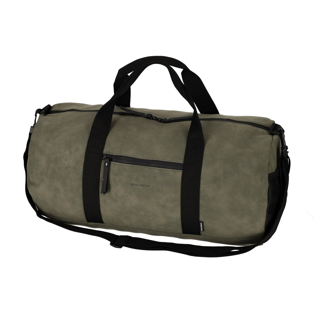 Nubuck Duffeltas Groen van NORLÄNDER, productfoto 2