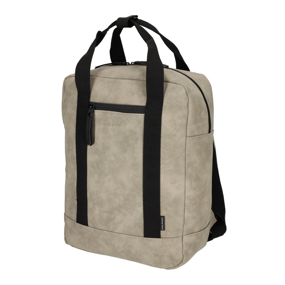 Nubuck Rugtas Taupe van NORLÄNDER