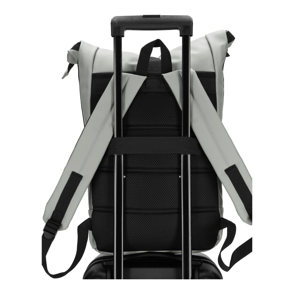 Dull PU Rol Rugtas 2.0 Grijs van NORLÄNDER, productfoto 5